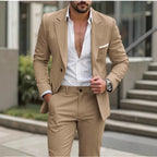 Always In Stock Mens Two-piece Business Professional Suit style-haven-vwag8
