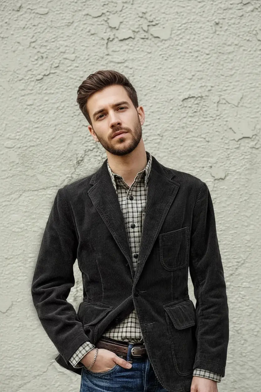 Expanded Dark Charcoal Blazer Stucco - Full Model