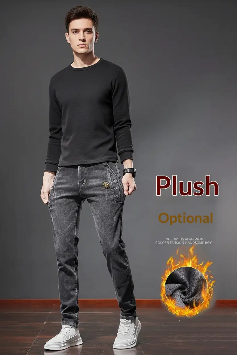 Expanded Plush Jeans - More Headroom