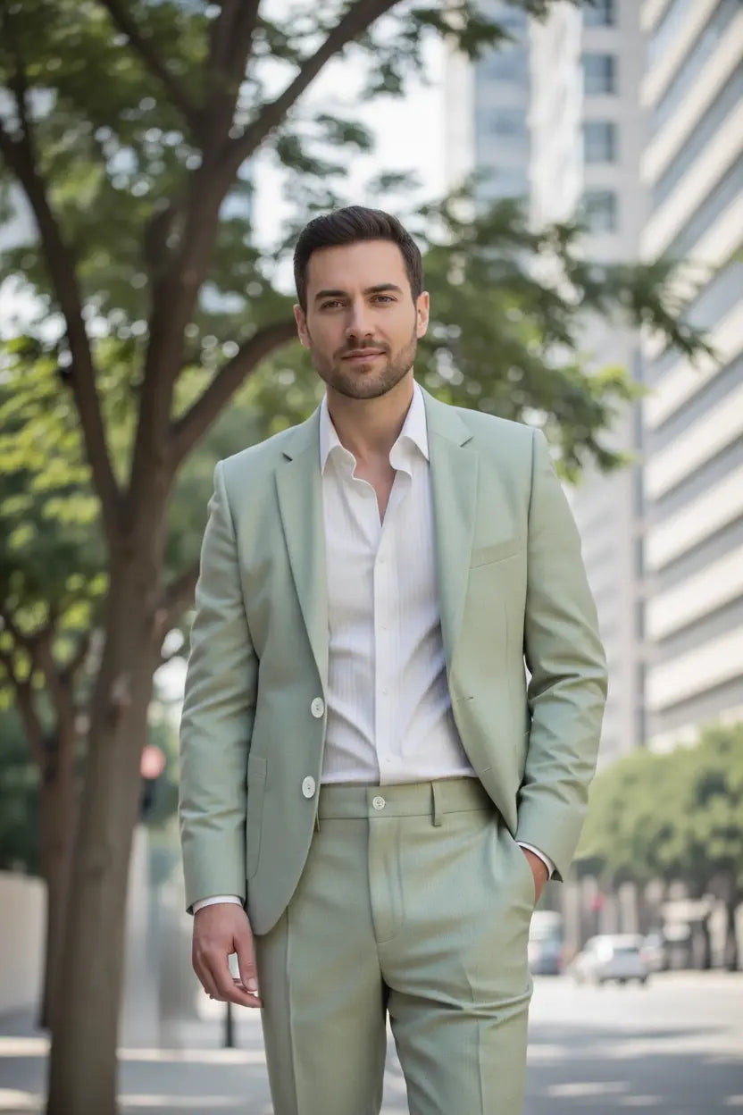 Expanded Sage Green Suit City - Full Model