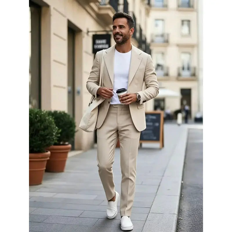 New Mens Fashionable Casual Business Suit style-haven-vwag8