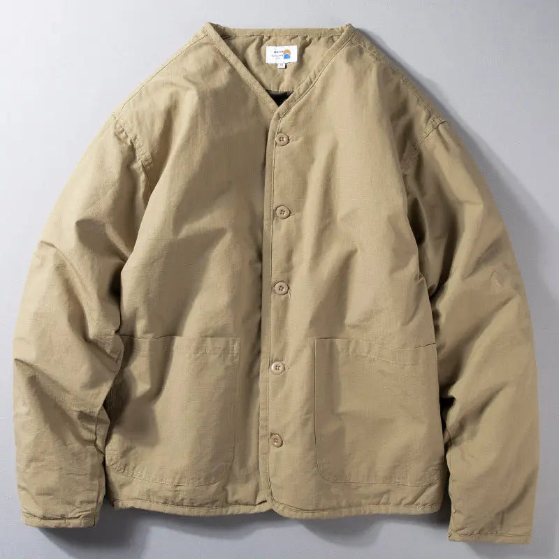 Men's Lined Cotton Casual Outerwear Coat style-haven-vwag8