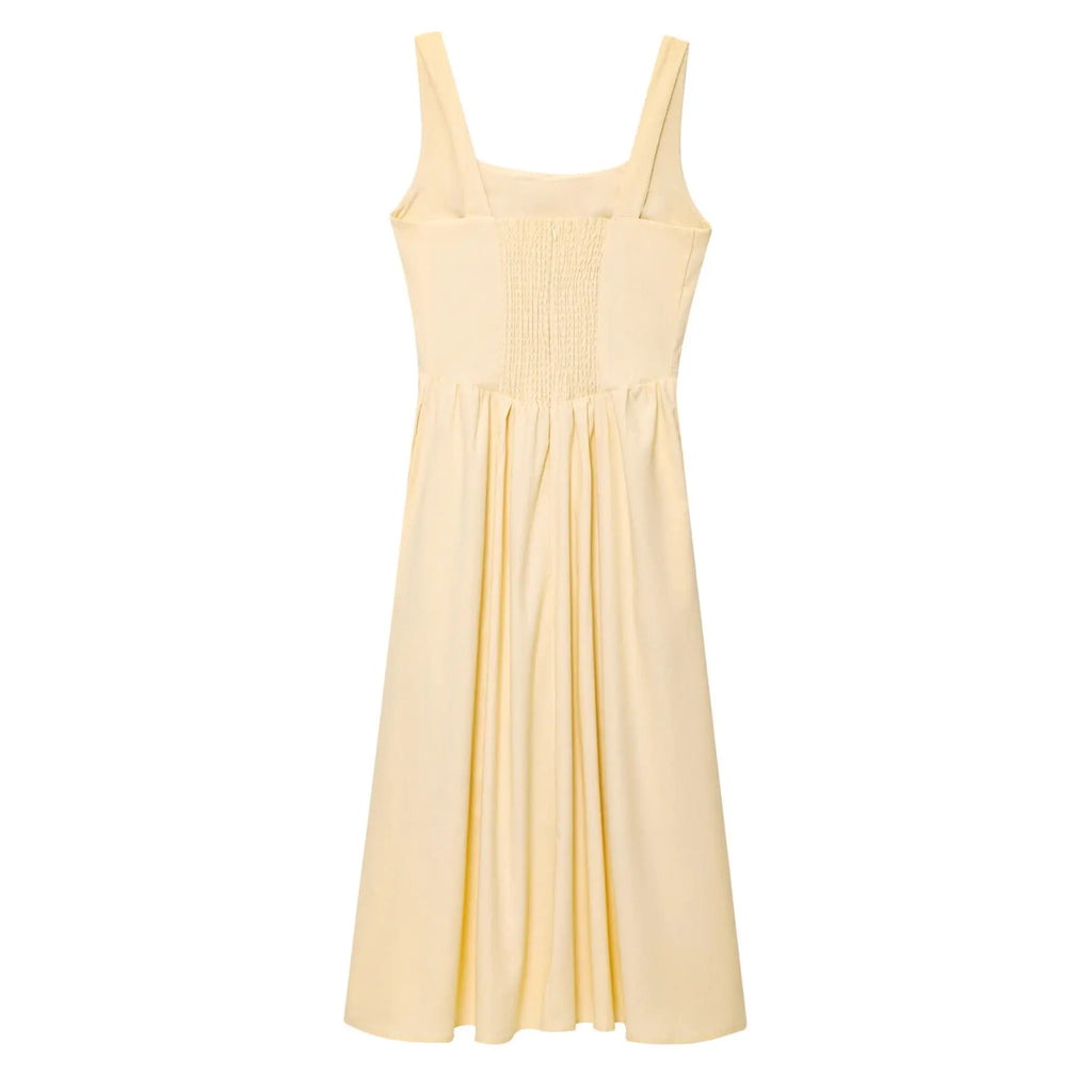 Slim-fit Bow-tied Strap Dress For Women style-haven-vwag8