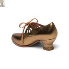 Gibson Edwardian Leather Shoes (Antique Gold)