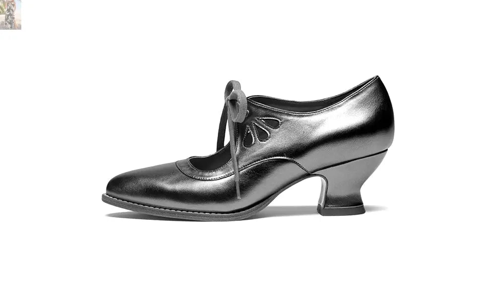 Gibson Edwardian Leather Shoes (Antique Gold)