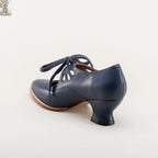 Gibson Edwardian Leather Shoes (Navy)