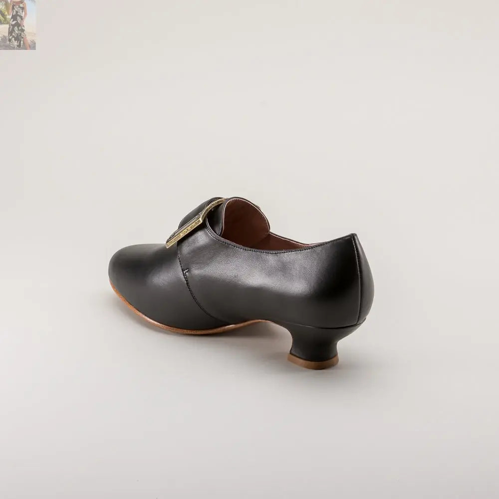 Kensington 18th Century Leather Shoes (Black)