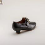 Kensington 18th Century Leather Shoes (Black)