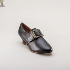Kensington 18th Century Leather Shoes (Black)