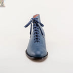 Noble Men's Vintage Lace-Up Boots (Blue)