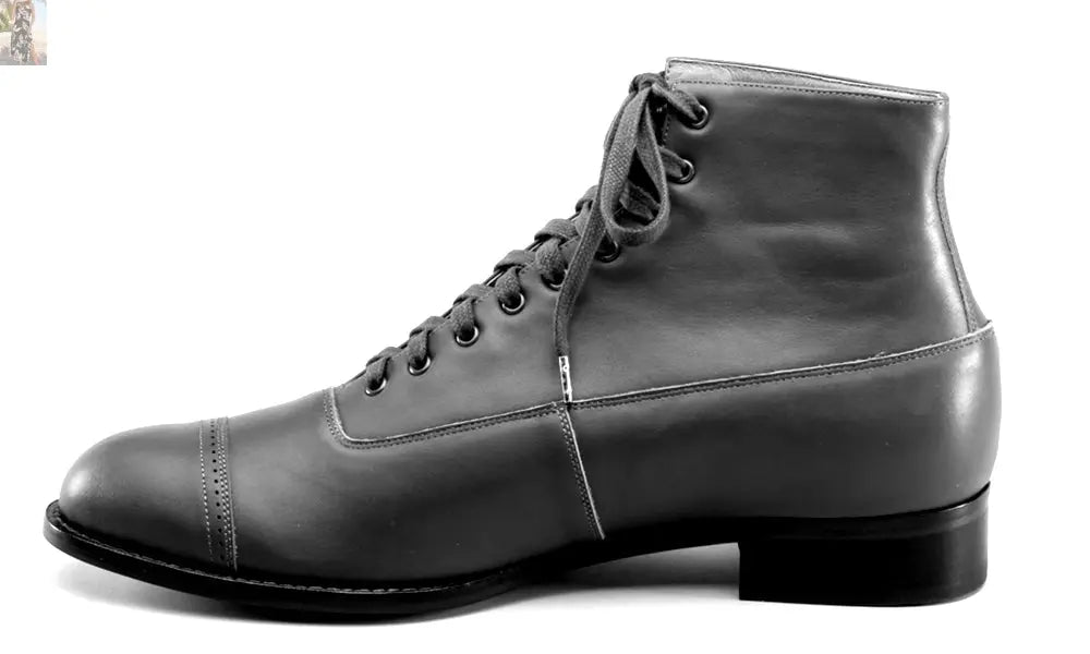Noble Men's Vintage Lace-Up Boots (Blue)