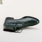 Noble Men's Vintage Lace-Up Boots (Green)