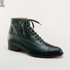 Noble Men's Vintage Lace-Up Boots (Green)