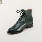 Noble Men's Vintage Lace-Up Boots (Green)