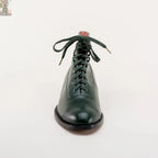 Noble Men's Vintage Lace-Up Boots (Green)