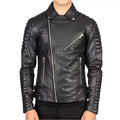Mens Black Leather Jacket Riders Republic UK
